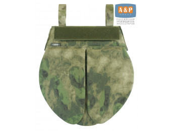 Напашник тактический "Трилистник ПРО". Класс защиты Бр 2. Цвет: A-TACS FG.