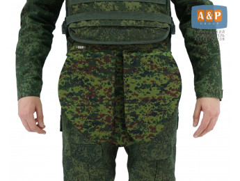 Напашник тактический "Трилистник". Класс защиты Бр 1. Цвет: ЕМР (цифра).